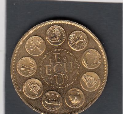 Beschrijving: 1 Ecu COINS ON COIN